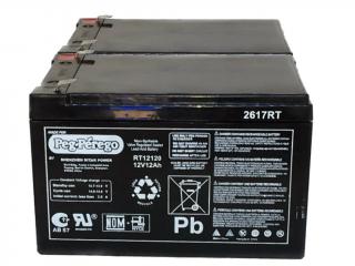 Peg-Pérego originální náhradní článek baterie 24V 12Ah 300Wh (originál Peg-Pérego pro elektrická vozítka)