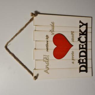 Cedule dekorační Dědeček