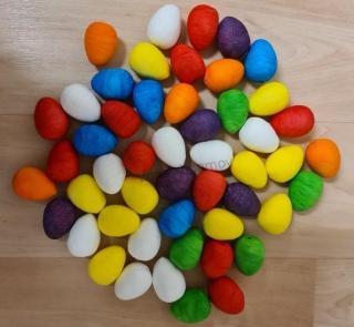 Velikonoční vajíčka 2 cm, bal 10 ks