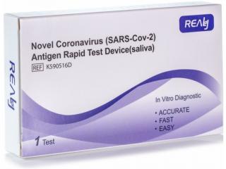 REALY TECH Novel Coronavirus (SARS-Cov-2) Antigen rapid test Device (saliva) - Ze slin - 1ks