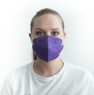 Zdravotnický nano respirátor BALERINA FFP2 PFHM731 - Purple