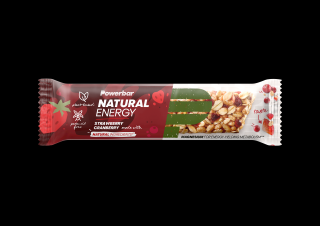 PowerBar Natural Energy Cereal tyčinka - Jahoda & Brusinky