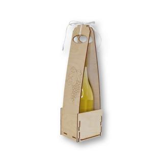 Nosič na víno - otevřený (nosič na víno z překližky)