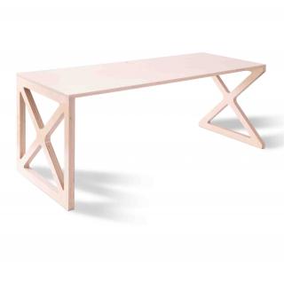 Stůl X - Table z překližky (designový psací stůl z překližky 120x80 cm)