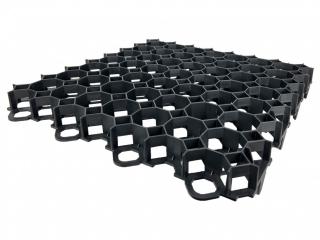 Zatravňovací tvárnice Profi Garden 400 - černá (Zatravňovací dlaždice 50 x 50 x 6,2 cm)