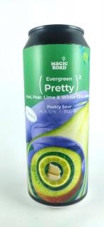 Magic Road Evergreen Pretty 2 - Kiwi, Pear, Lime &amp; White Chocolate Sour 18°