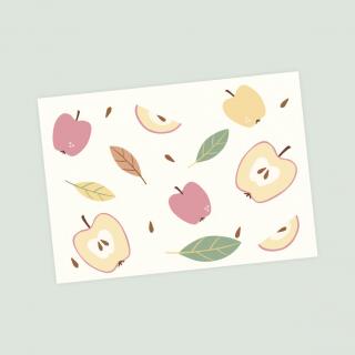 pohlednice jablíčka