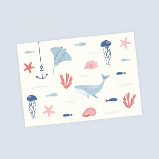 pohlednice pod vodou