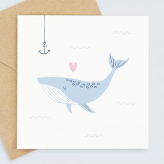 přání velryba