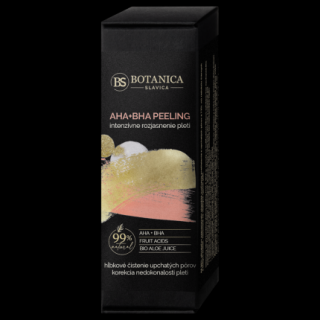AHA+BHA kyselinový peeling pro intenzivní rozjasnění pleti 50ml Botanica Slavica