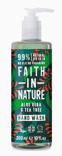 Antibakteriální tekuté mýdlo Aloe Vera & Tea Tree 400ml Faith in Nature
