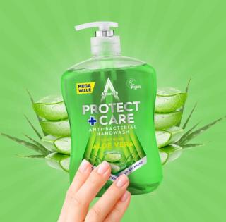 Antibakteriální tekuté mýdlo Protect and Care s Aloe Vera 600ml Astonish