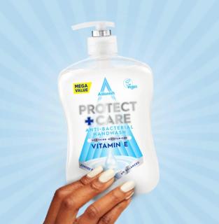 Antibakteriální tekuté mýdlo Protect and Care s Vitamínem E 600ml Astonish