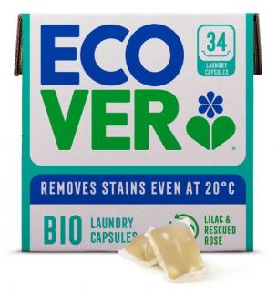 BIO kapsle na praní s vůní šeříku a růže 34ks Ecover