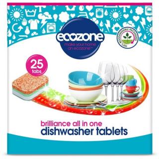 Brilliance tablety do myčky vše v jednom 25ks Ecozone