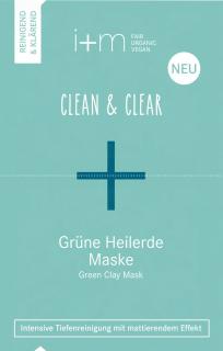 Clean & Clear maska se zeleným jílem i+m Naturkosmetik