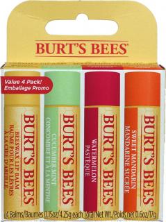 Dárková sada ovocných balzámů na rty Freshly Picked Lip Balm 4ks Burt's Bees
