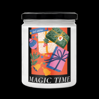 Designová handmade svíčka MAGIC TIME 220ml Soaphoria vůně: perníkové koření