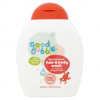 Dětská mycí emulze a šampón Dračí ovoce 250ml Good Bubble