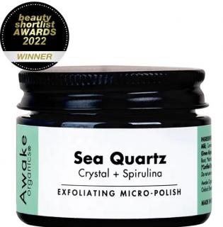 Exfoliační mycí balzám Sea Quartz cestovní balení 15ml Awake organics