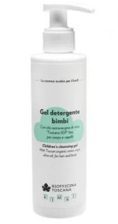 Jemný mycí gel pro miminka a děti na tělo i vlasy 200ml Biofficina Toscana