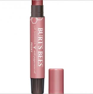 Lesk na rty s peperminotvým olejem 2,55g Burt's Bees barva shimmeru: Peony