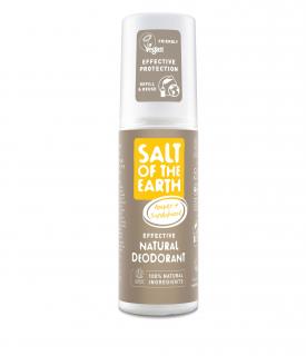 Minerální deodorant ve spreji AMBER + SANDALWOOD 100ml Salt of the Earth