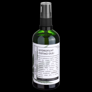 Organický hydrofilní čistící a odličovací olej 100ml CBD apothecary
