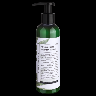 Organický posilující bylinný kondicionér 200ml CBD apothecary