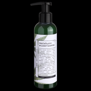 Organický pročišťující a stimulační bylinný šampon 200ml CBD apothecary