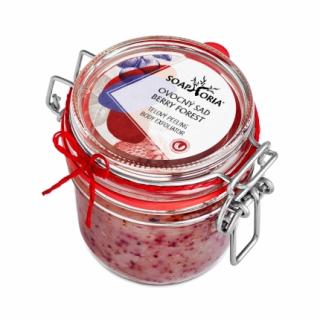 Organický solný tělový peeling Ovocný sad 255ml Soaphoria