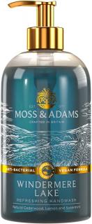 Osvěžující mýdlo na ruce Windermere Lake s vůní cedrového dřeva 500ml Moss & Adams