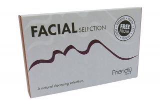 Přírodní mýdlo dárková sada mýdel Facial selection set mýdel pro péči o obličej 4x95g Friendly Soap