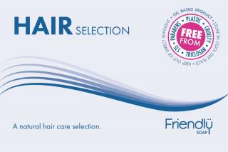 Přírodní mýdlo dárková sada mýdel pro péči o vlasy Hair selection 4x95g Friendly Soap