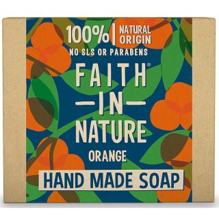 Rostlinné tuhé mýdlo pomeranč 100g Faith in Nature