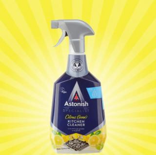 Specializovaný sprej na čištění kuchyní s vůní citrusů 750ml Astonish