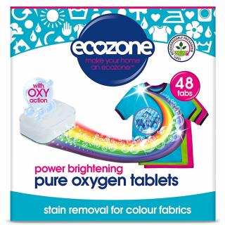 Tablety s kyslíkem na barevné prádlo 48ks Ecozone