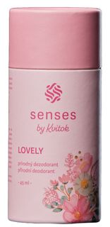 Tuhý přírodní deodorant Senses LOVELY 45ml Kvitok