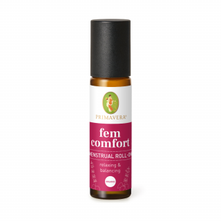 Vyrovnávající přírodní aroma roll-on pro ženy při menstruačních bolestech Fem Comfort 10ml Primavera