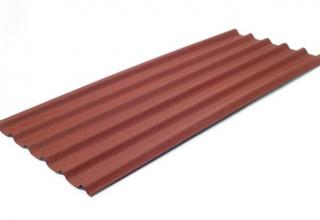 Bitumenová deska vlnitá ONDULINE EASYFIX INTENSE 200x81 cm červená