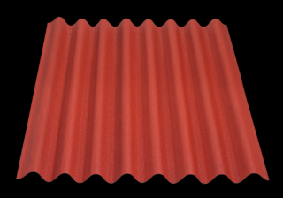 Bitumenová deska vlnitá ONDULINE EASYLINE INTENSE 100x76 cm červená