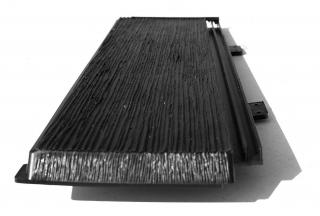 Drdlíkův dřevěný šindel EUREKO DDS II imitace z plastu černý