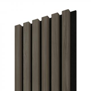 Dřevěná lamela ACOUSTIC LINE s černým podkladem 2650 x 245 x 22 mm hakira beige