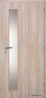 Dveře interiérové Vertika sklo 110 cm CPL laminát Deluxe DTD DOORNITE