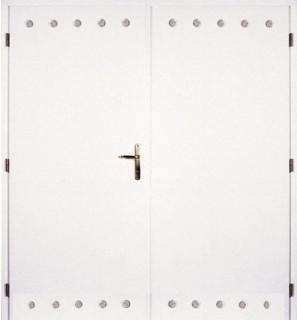 Dveře MASONITE interiérové BÍLÉ + vzdušníky 125 cm dvoukřídlé
