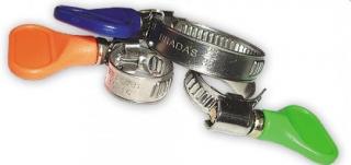 Hadicová svěrka s motýlkem / průměr 12-20mm (š.9mm)