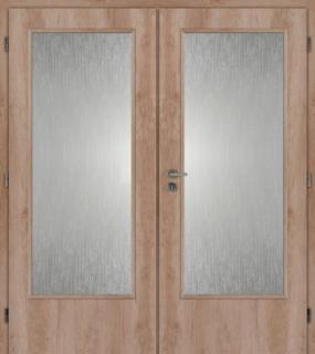 Masonite dveře interierové 180 cm sklo 3/4 dvoukřídlé DTD laminované