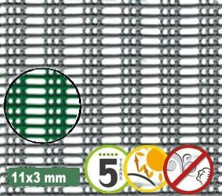 Ochranná síť proti větru 11 x 3 mm MISTRAL 1 x 30 m zelená