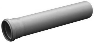 Odpadní trubka HT DN50 plastová s hrdlem 1000 mm