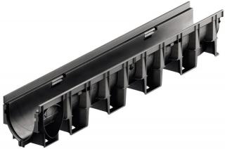 Odvodňovací plastový žlab ACO XTRADRAIN X150C B125 - C250 bez mříže 1000 x 188 x 210 mm